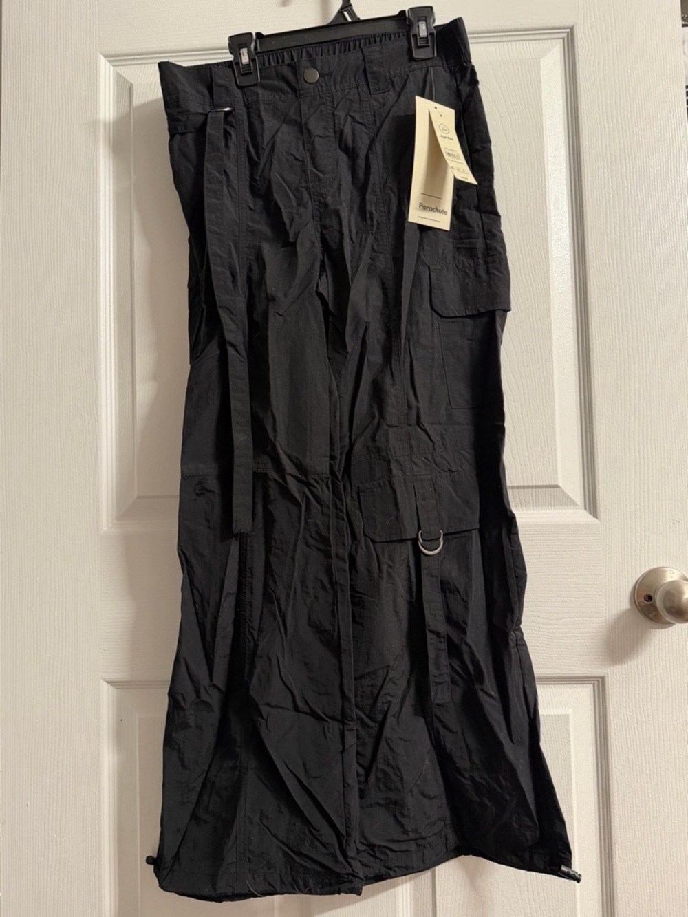 No Boundaries Black parachute pants